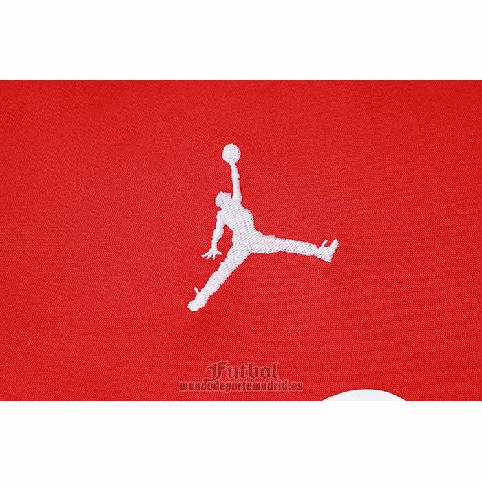 Chandal del Paris Saint-Germain Jordan Manga Corta 2024-2025 Rojo - Pantalon Corto